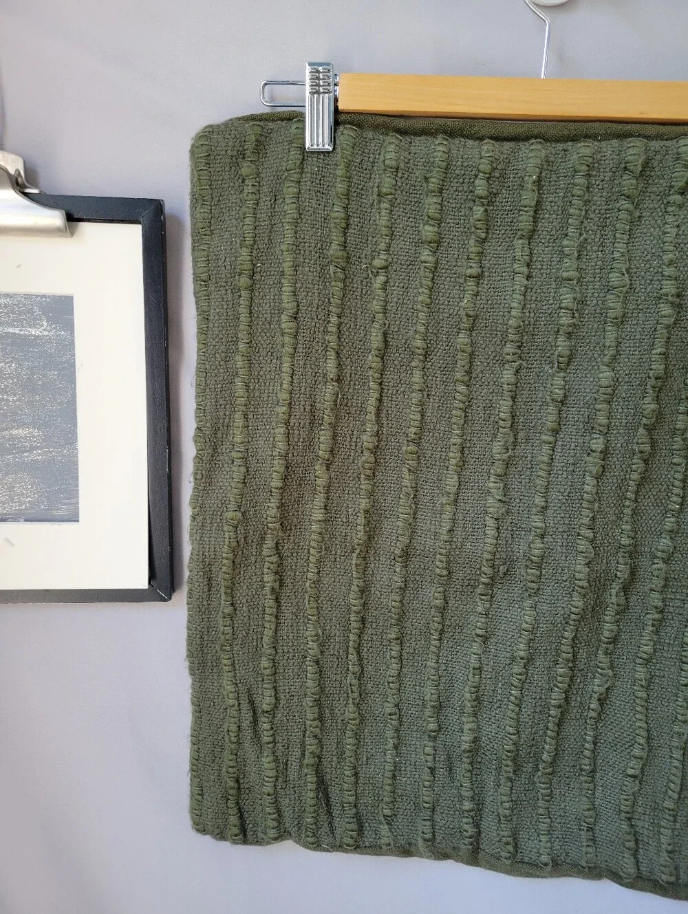 West Elm Corded Linen Blend Throw Pillow Cover 20 x 20
